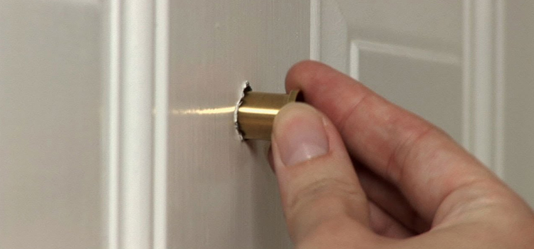 peephole door repair in Lombard, Illinois